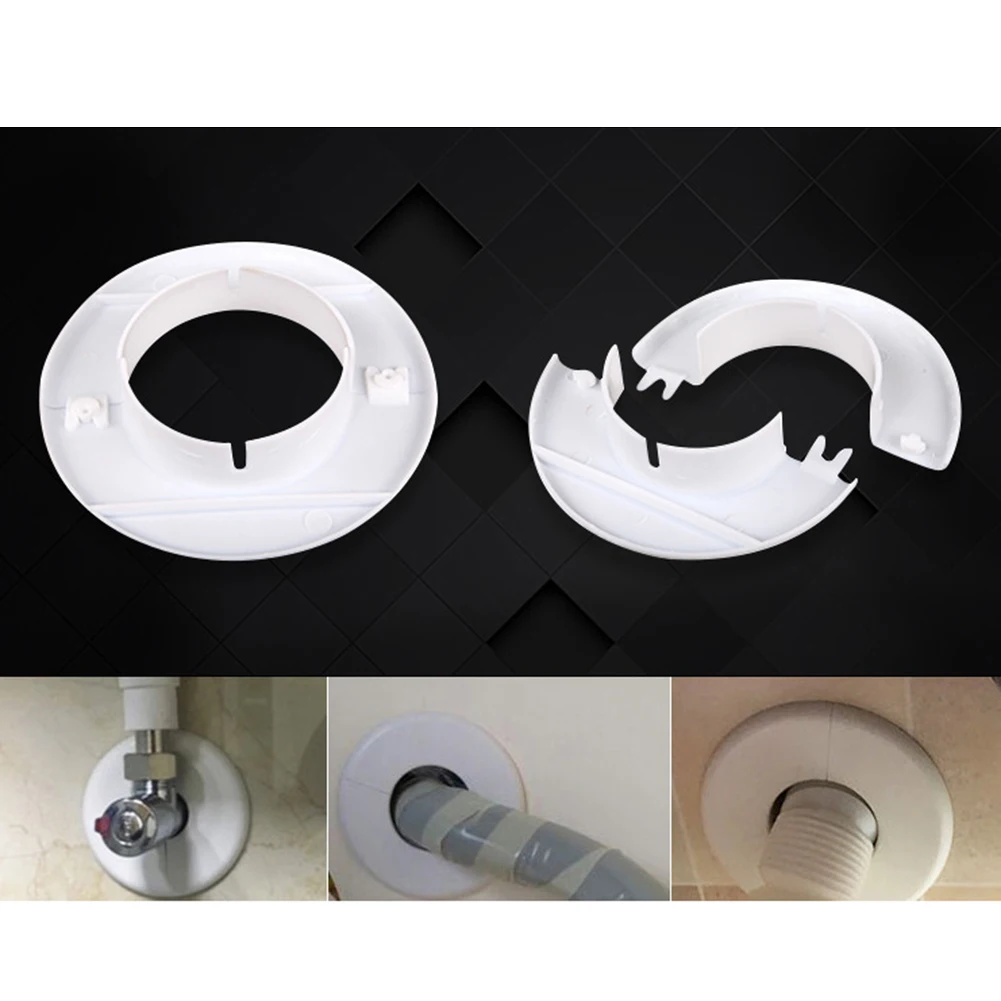 Cubierta de pared de CA elegante, 4 Uds., mejora tu aire acondicionado con opciones de 65/75mm, accesorios decorativos para aire acondicionado, cubierta de pared