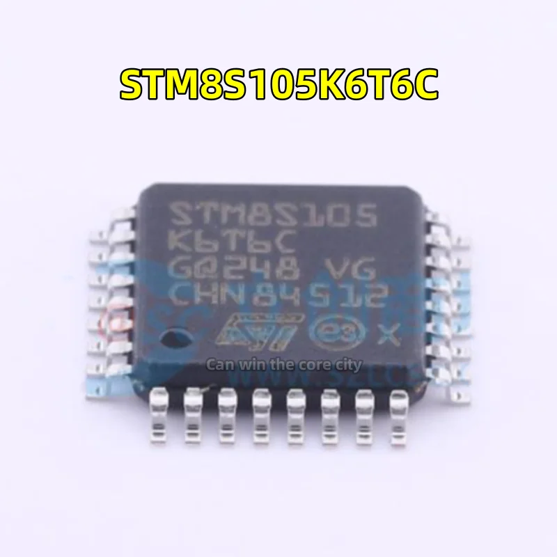 

10 pieces STM8S105K6T6C STM8S105 Patch QFP-32 8-bit microcontroller chip brand new original