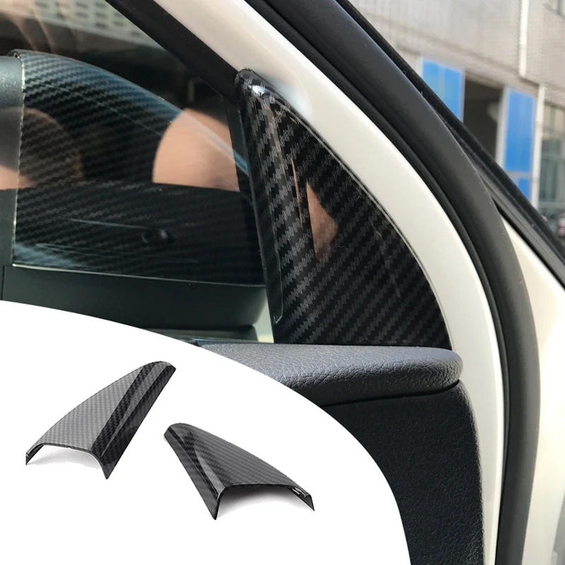 Car A-Pillar Decorative Cover Stickers Triangular Frame Cover For Mercedes-Benz A-Class W177 A200 A220 A250 2019