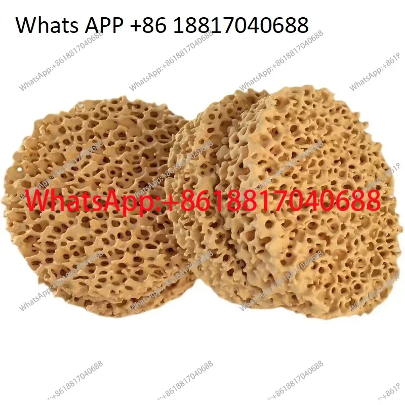

High temperature resistance of block foam ceramic filter porous