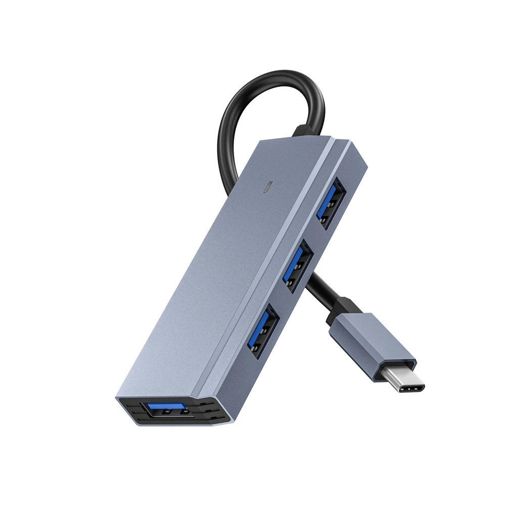 محطة إرساء للكمبيوتر المحمول USB C ، 4 في 1 نوع C Hub ، 4 USB محول متعدد المنافذ للأجهزة اللوحية