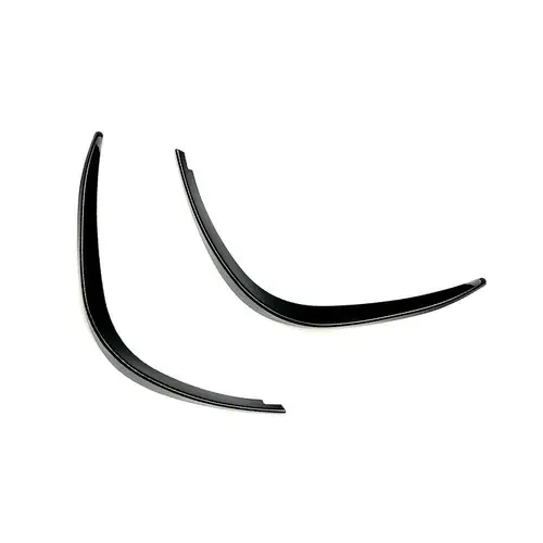 Imagen 2 del producto Para Mercedes Benz Clase A W177 A260 A35 2019-2023 ABS negro brillante divisor de parachoques delantero de coche lámpara antiniebla parrilla alerón tiras embellecedoras