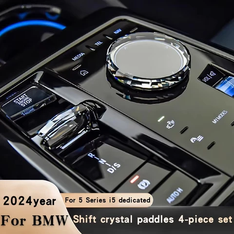 Комплект Из 4 Хрустальных Ручек Переключения Передач Для BMW G60, G61, G68, I7, G70, M5, G90, IX, I20, X3, G45