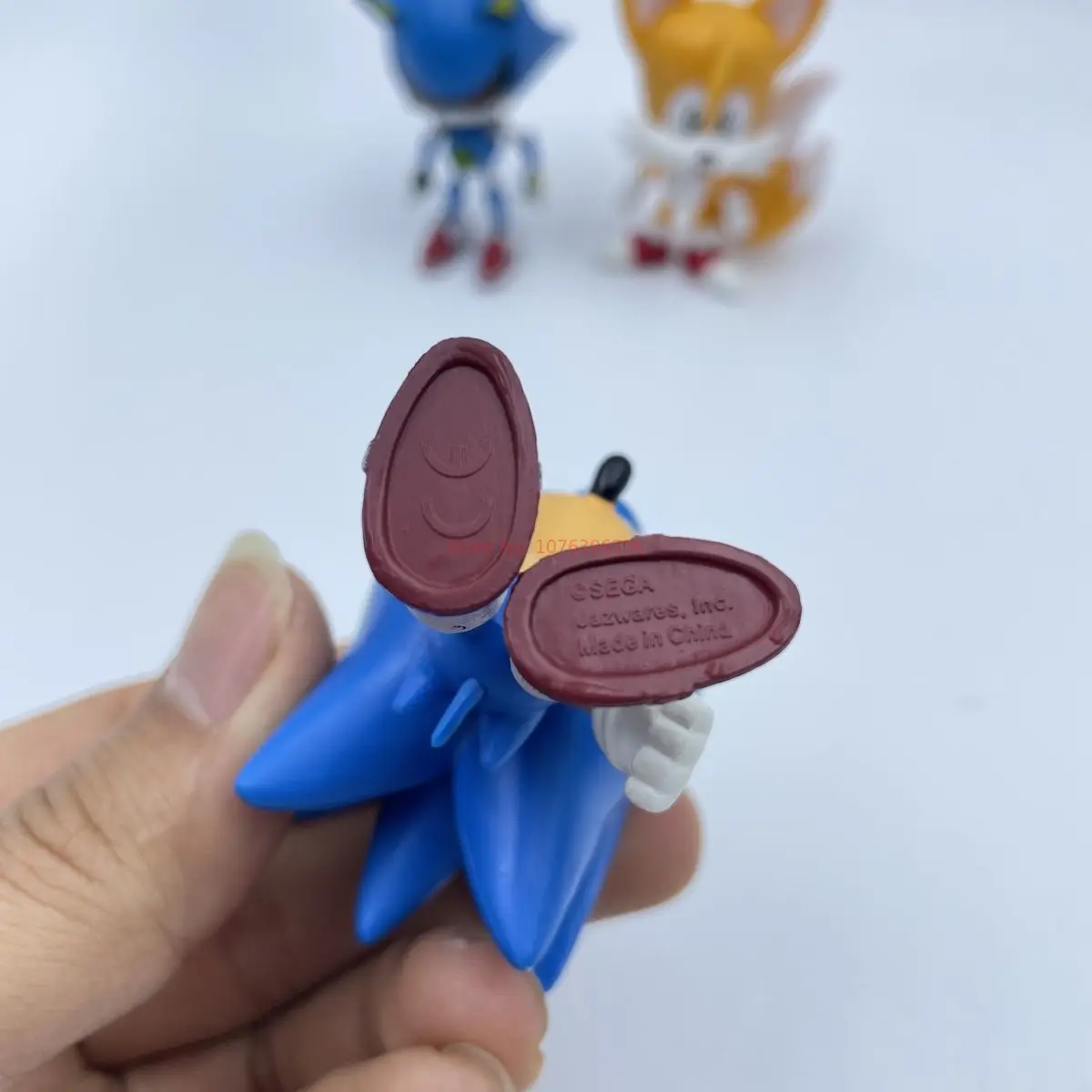 Q-version Cute Sonic Pvc Character Toy Hedgehog Shadow Tail Figure Model Dolls Children Animal Toy Birthday Gift