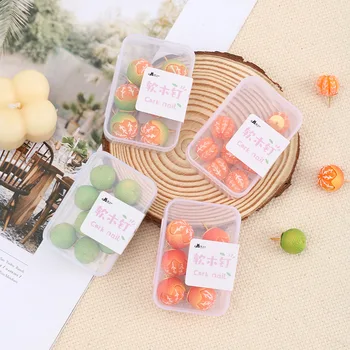 6/8 Stuks Oranje Kurk Nagels Foto Punaise Kurk Bord Duwspelden Mededelingen Duwen Nagels Kleuterhaken Grote Kop Nagels Muurpen