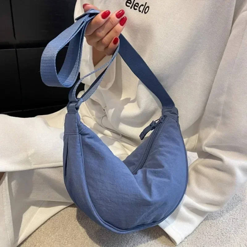 

Casual Nylon Hobos Crossbody Bag for Women Designer Shoulder Bags Large Capacity Tote Lady Travel Shopper Bag Female Purses