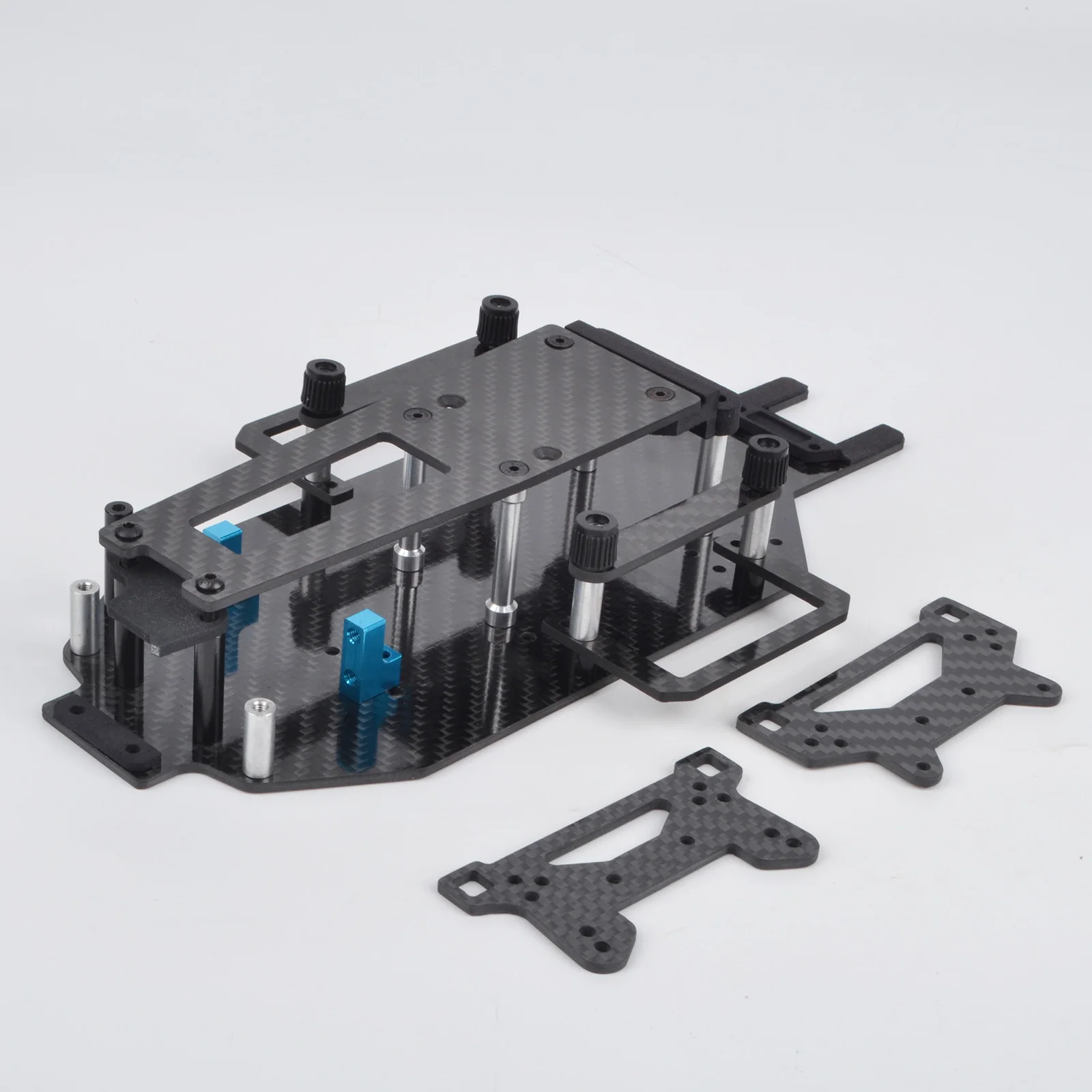 

Carbon Chassis Kit for Tamiya TA02 TA02W TA02S TA02SW TA02T Chassis Upgrades