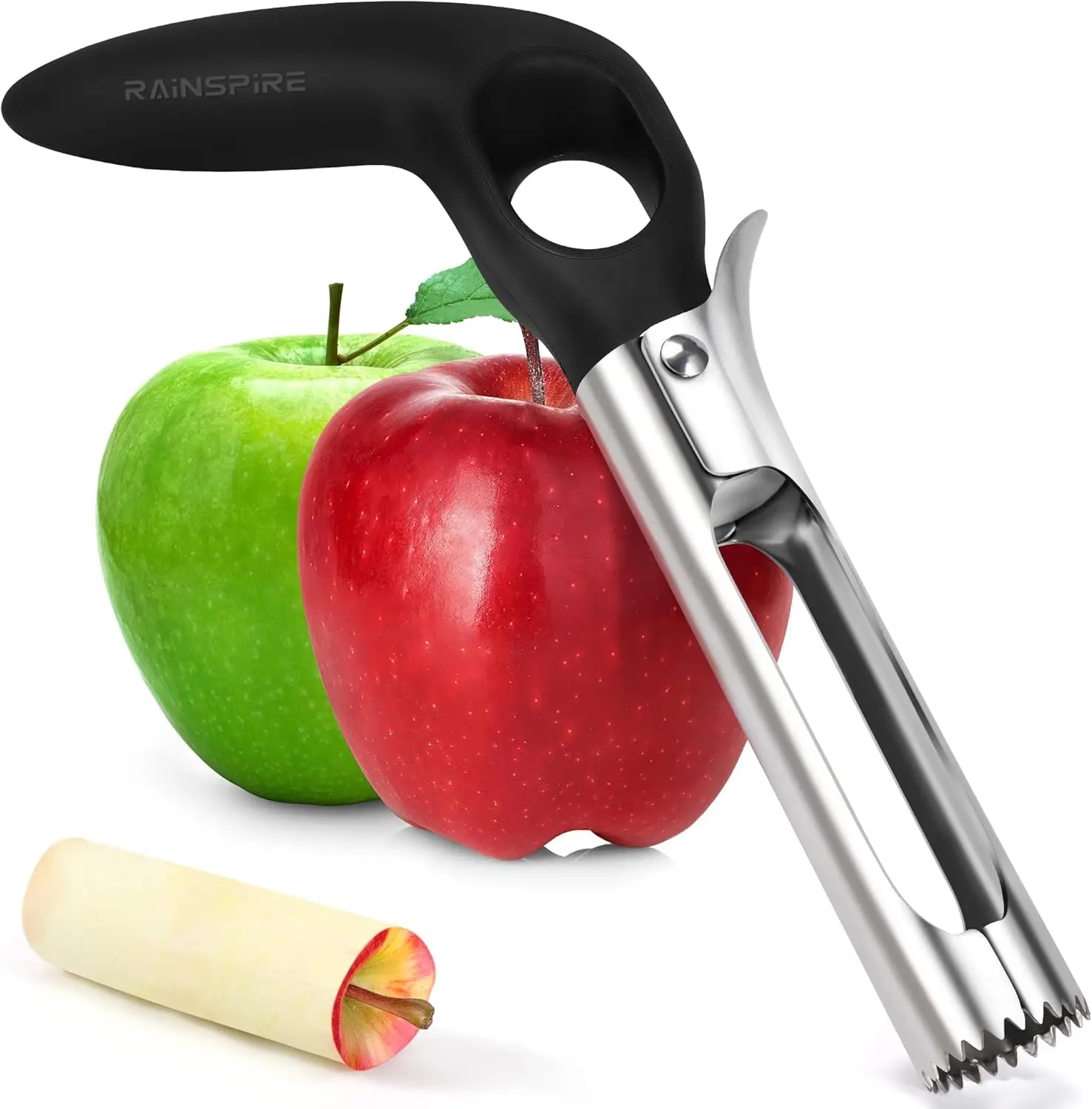 

Apple Corer Tool, Ultra Sharp Serrated Blades with Non-Slip Handle, 304 Stainless Steel, Dishwasher Safe for Easy Fruit Coring