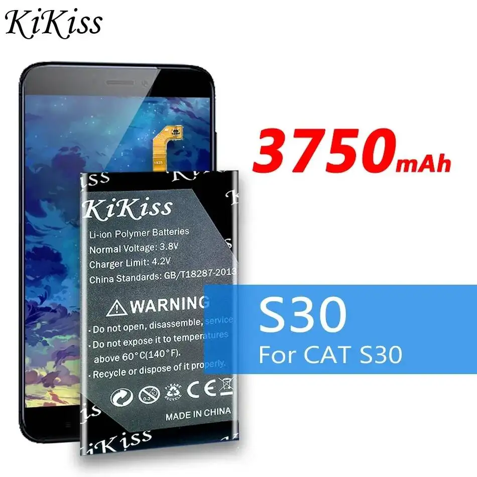 

Запасная батарея премиум-класса для мобильного телефона Caterpillar Cat S30, 3750 мАч, стабильная работа