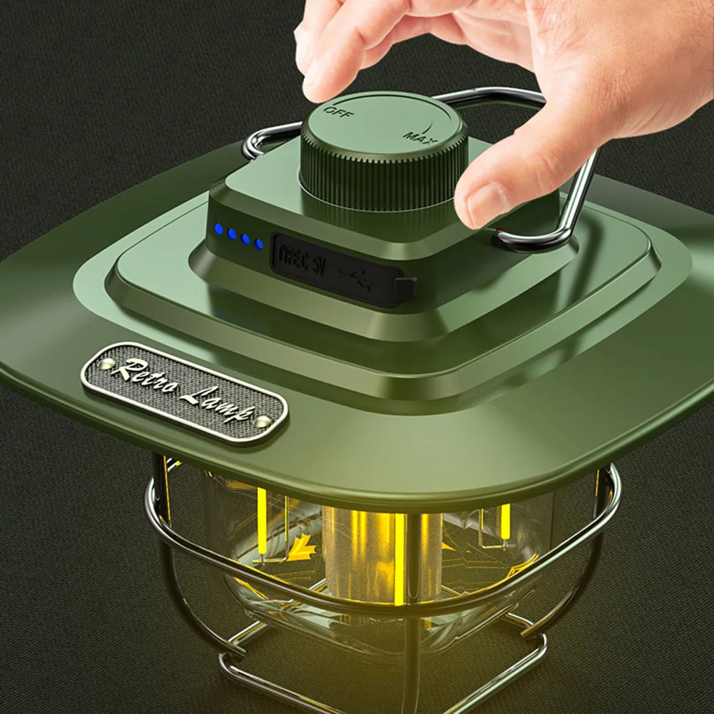 Фонарь с подсветкой, водонепроницаемый, в стиле ретро