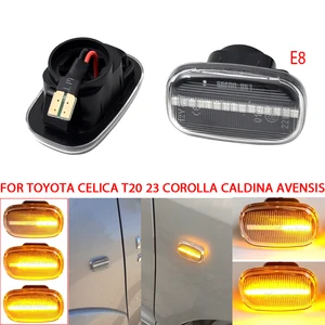 Dynamische Seitenmarker -LED -Blinkerlicht, Toyota Corolla, Corolla, Gaia, Harrier, Paseo, Picknick -Picknick, Previa, Probox, Rum Starlet 8 Hauptverkäufe Toyota Gaia - №7