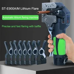 ST-E900A Automatic Lithium Battery Electric Power Copper Tube Flare Tool Air Conditioner Refrigerator Cordless Auto Flare