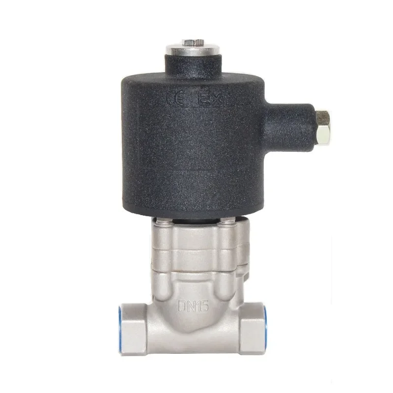 Stainless steel DC24V DC12V Customized explosionproof solenoid valve gas stainless steel solenoid valve dn80