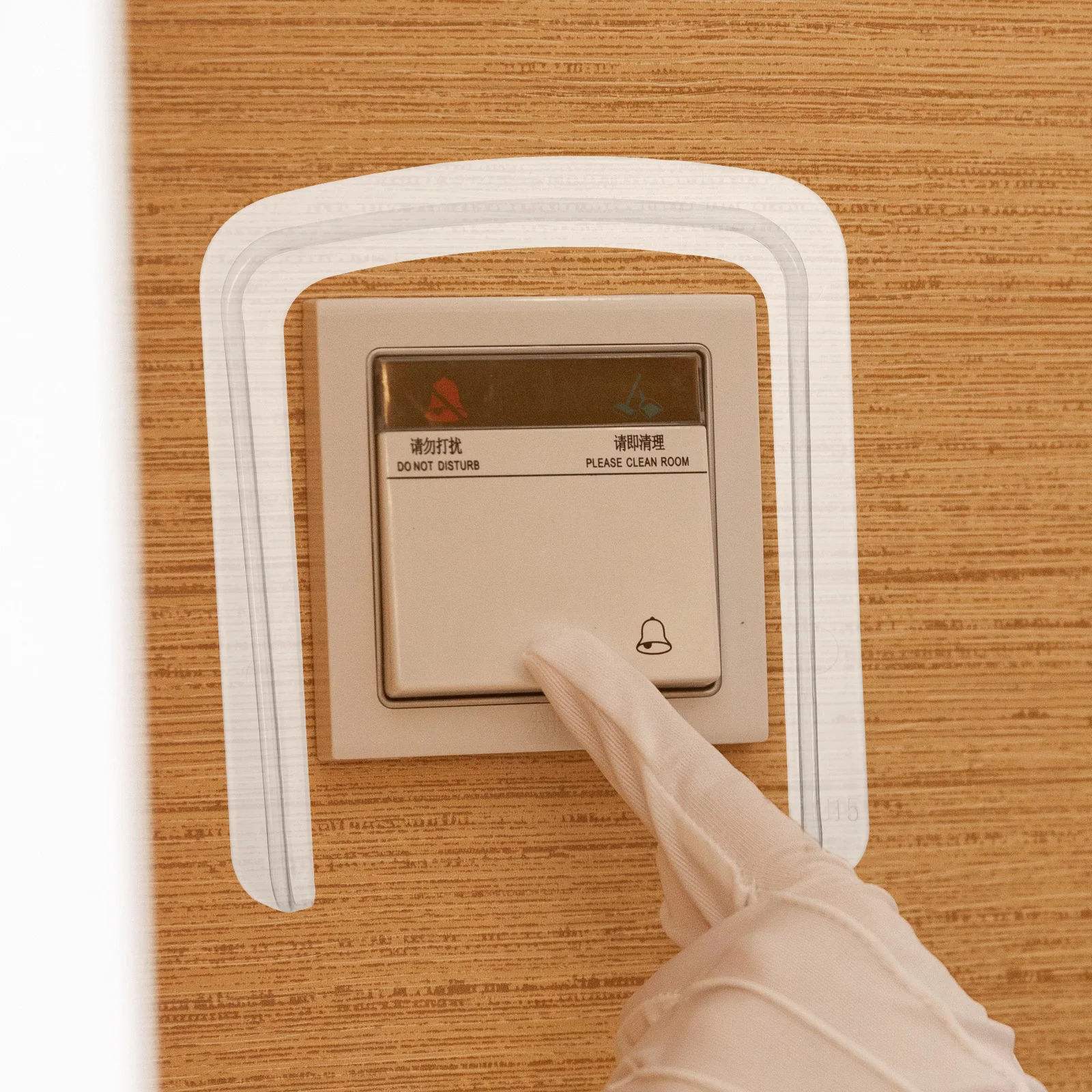 1Pcs Door Access Machine Waterproof Cover Plastic Rainproof Protector for Doorbell Attendance Small Access Control