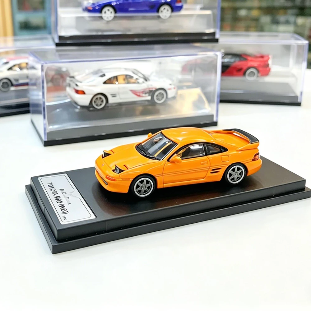 

Масштабная модель автомобиля 1/64 из литого сплава для TOYOTA MR2 (W20), коллекционная модель спортивного автомобиля, ограниченная серия, для декора и коллекции