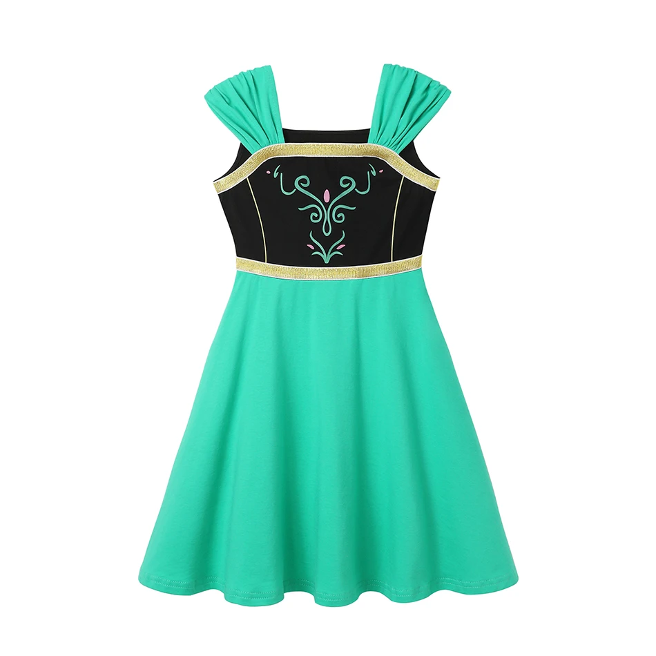 Girls' children's clothing, baby girls' summer Vacation casual clothing, birthday party Vestidos clothing, role play dress view 4
