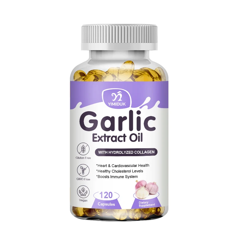 

Экстракт чесночного масла, добавка капсул чеснока, способствует здоровью уровней холестерина, поддерживает иммунную систему, улучшает здоровье