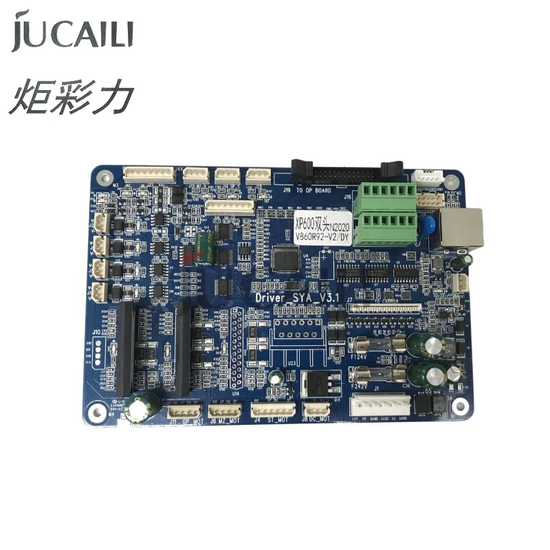 Jucaili new version Senyang board kit V6 version for Epson xp600 double head carriage board main board for Eco solvent printer