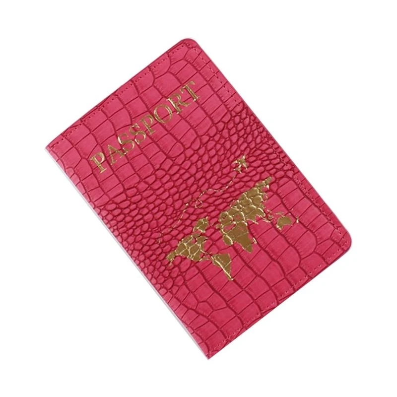 

G5AE Women Men Cover PU Leather Travel Credit Card Case