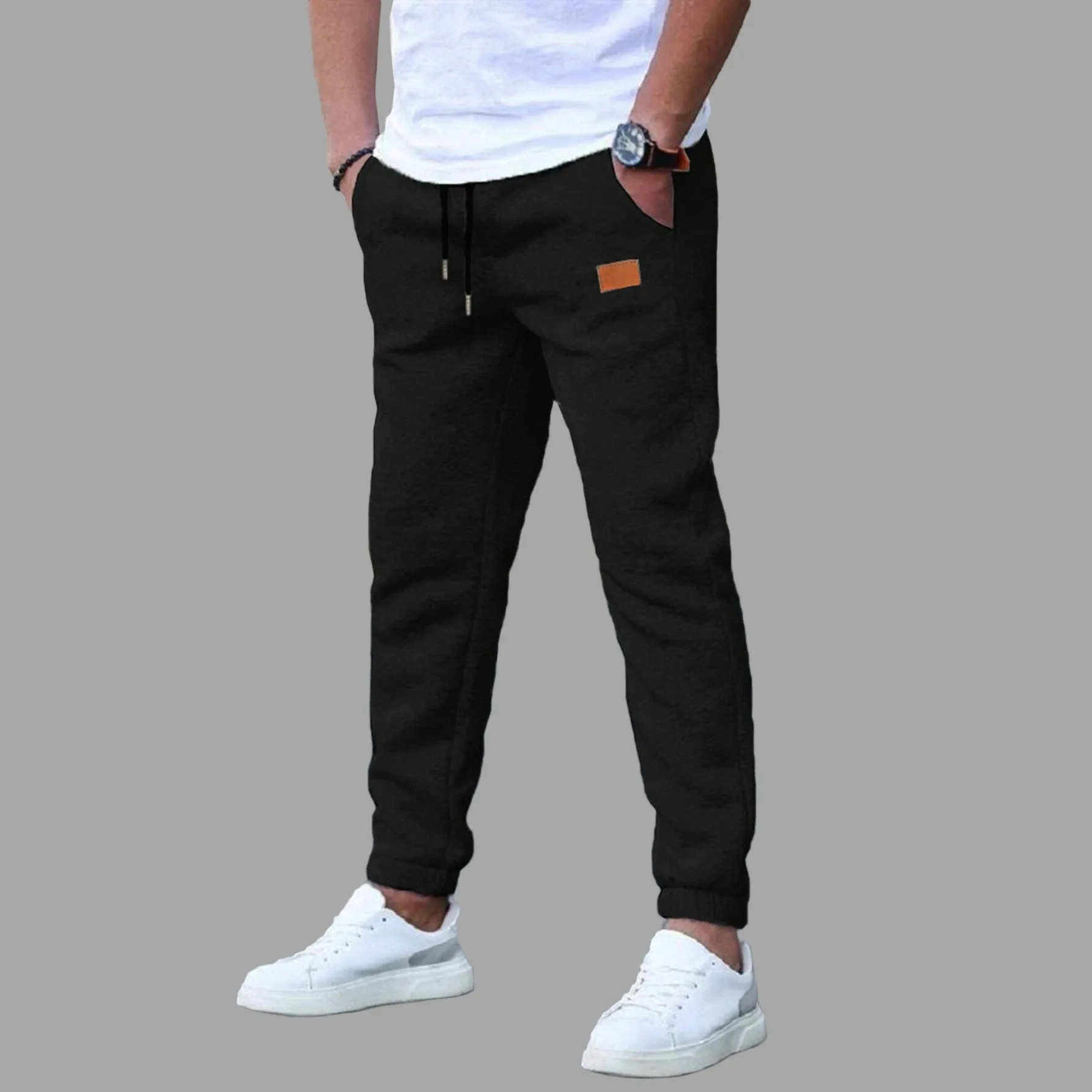 

Men's Autumn New Arrival Solid Color Casual Sports Trousers