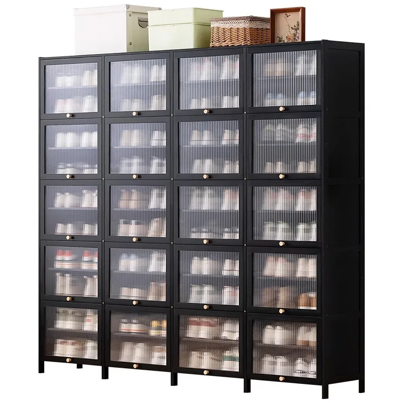 

Simple shoe rack shoe cabinet bamboo dormitory occupies a small area and puts a multi-layer dust-proof entry