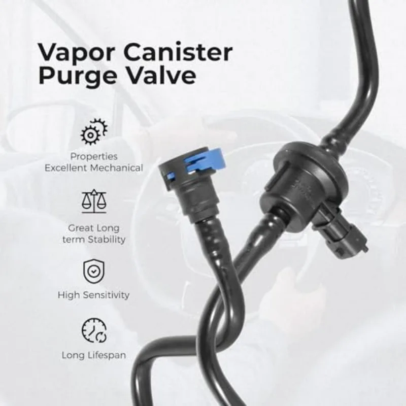 BV619D289HA Carbon Canister Solenoid Valve Assembly with Hose for Ford Focus 2012-2018 BV619D289GD BV619D289GC