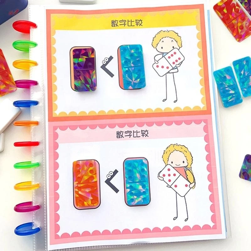 Silicone Mould for Children Educational Arithmetics Dominos Board Game Cards Glues Dripping Mold Jewelry Making Tool - Image 2