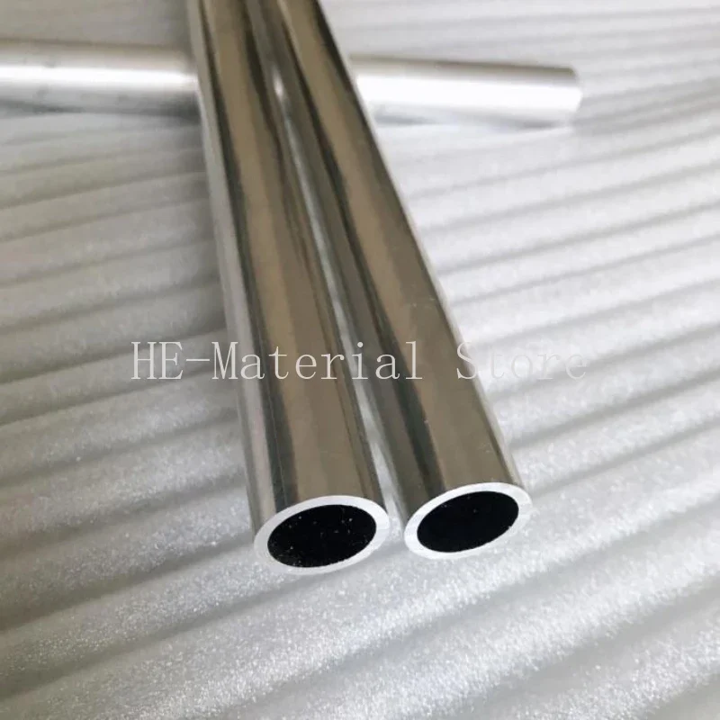 1Pcs Length 100mm 6061 Aluminium Alloy Tube OD 24mm 24.5mm Hollow Round Aluminum Pipe ID 8/13/14/15/16/17.5/18/20/22mm