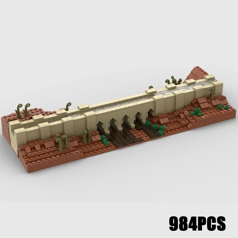 Modello centrale Moc Building Bricks Babylonian Hanging Garden Ferry Technology blocchi modulari regalo giocattoli di natale set fai da te assemblaggio