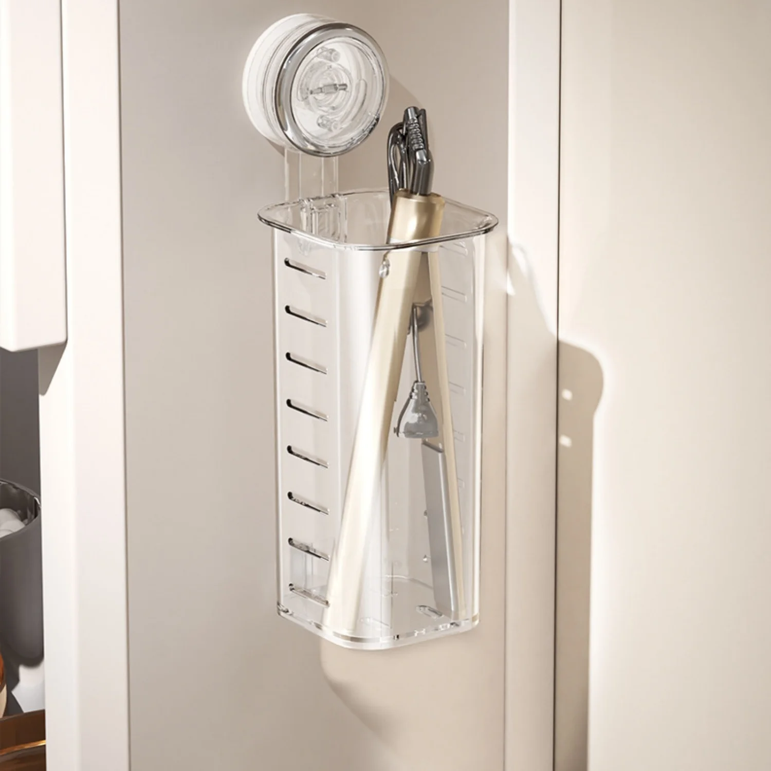 Bathroom Organizer Rack Heat Dissipation Organizer Holder For Hair Clipper Razor Curling Iron Non Drilling Shaver Storing Rack