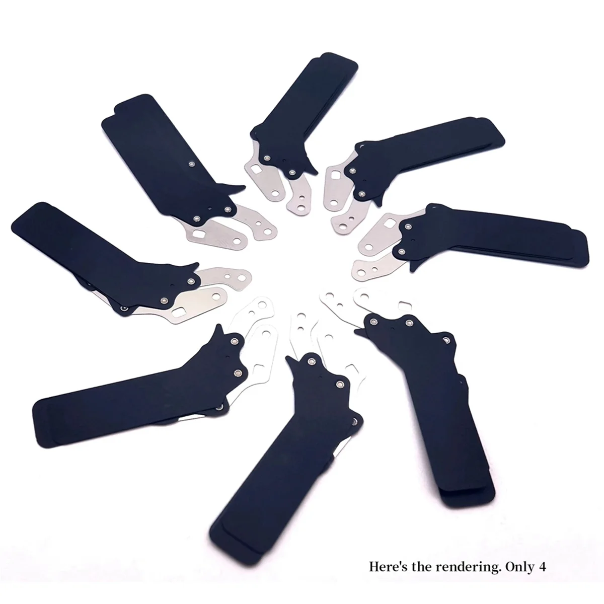 ม่านใบมีดชัตเตอร์ใหม่4ชิ้นสำหรับกล้องแคนนอน450D 500D 550D 600D 1000D ใบมีดชัตเตอร์อะไหล่ซ่อมกล้อง