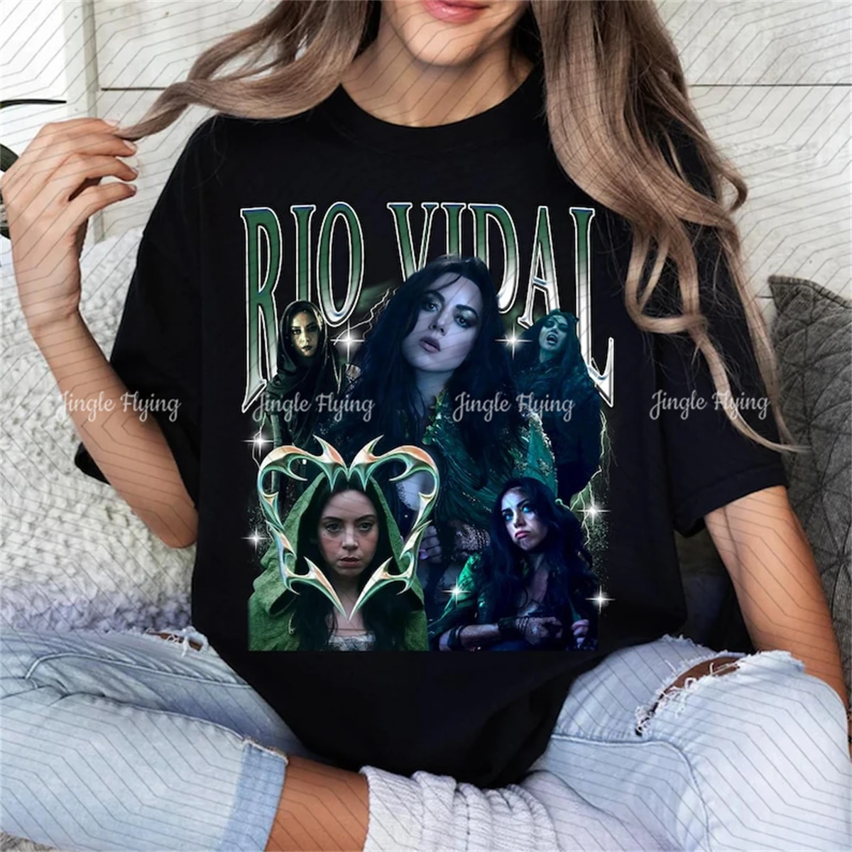 Rio Vidal 90s Bootleg Aubrey Plaza Lady Death Scarlet Witch Unisex Cotton Tshirt