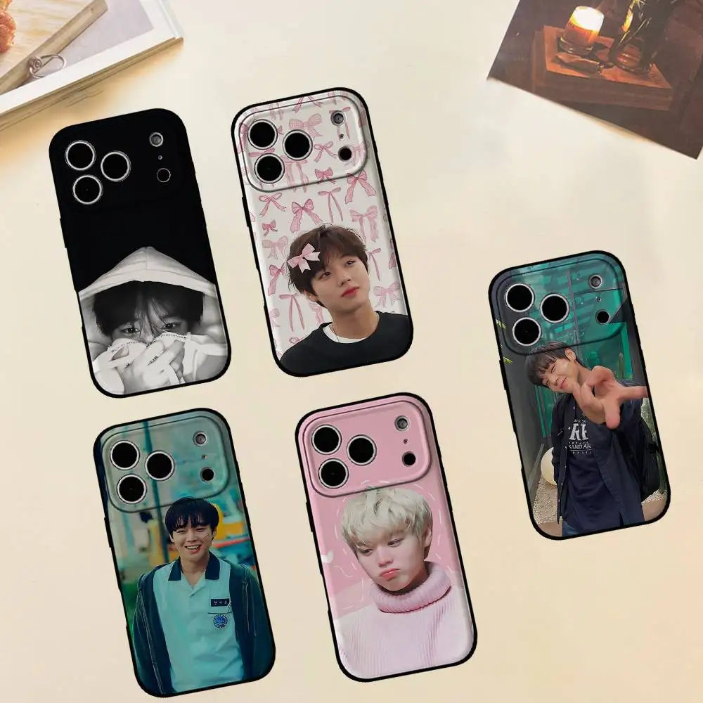 Coole P-Park Ji-hoon Handyhülle für iPhone 1716 15 14 13 Pro Max 11 12 Mini X Xs XR Schwarze Silikonhülle
