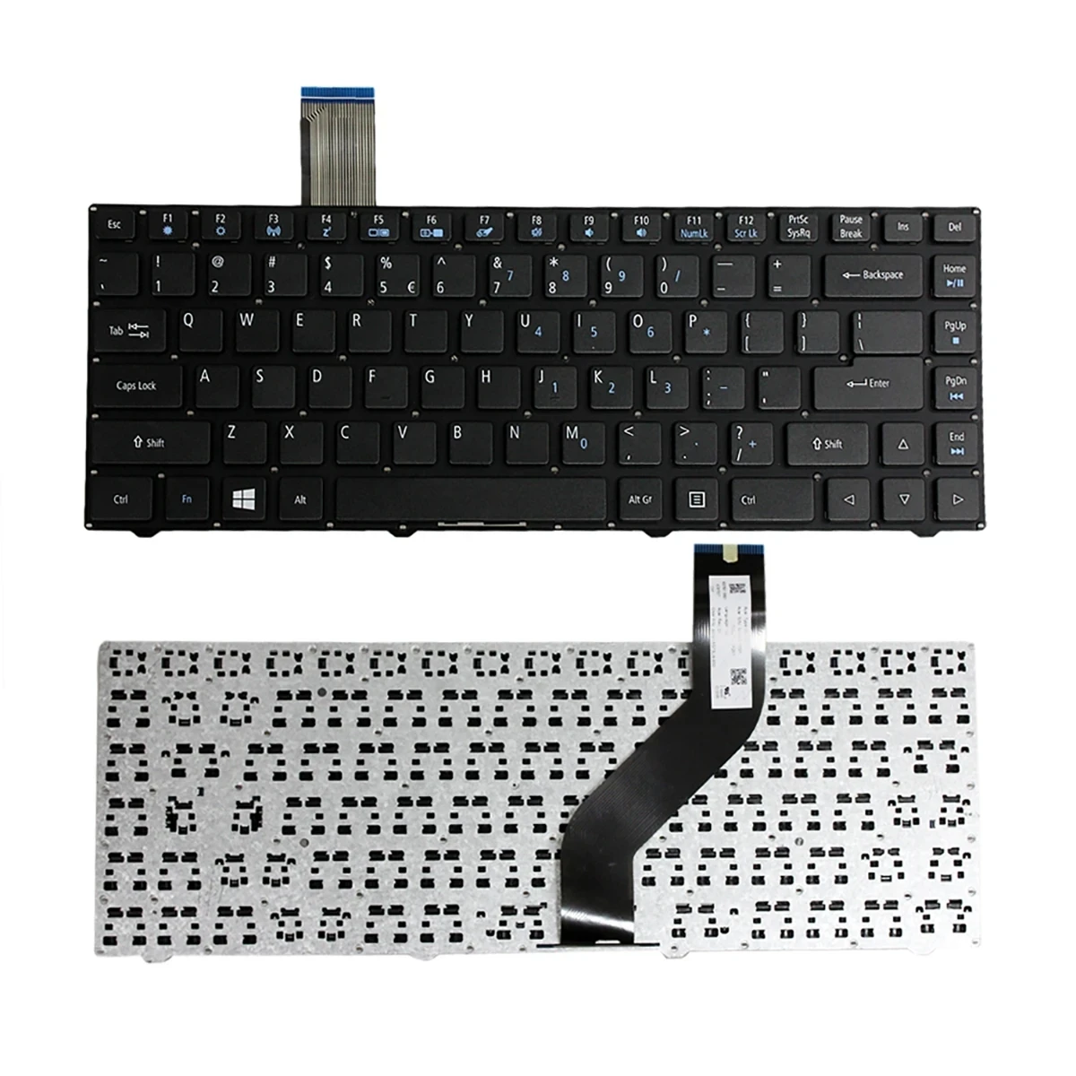 Teclado para Portátil Acer Aspire One Cloudbook 14'' AO1-431 AO1-431-C8G8 AO1-431-C1FZ AO1-431-C7F9 AO1-431-C6QM (US/UI/AR/Checo)