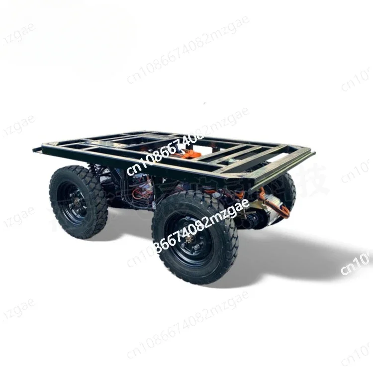

Intelligent Driverless Wire-controlled Chassis Ackerman Steering Inspection Robot Mobile Chassis Supports Production