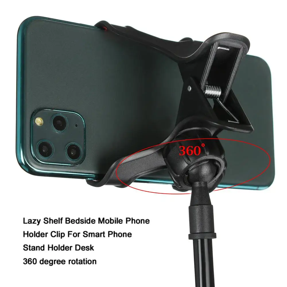 Gift Convenience Cellphone Tablet 360° Rotating Lazy Bracket Mount Stand Phone Holder
