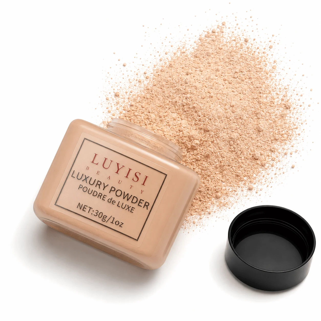 Beauty Luxury Loose Powder, Finishing&Setting Powder For Smooth Matte Skin,Translucent&Lightweight Face Powder,Long-Lasting.