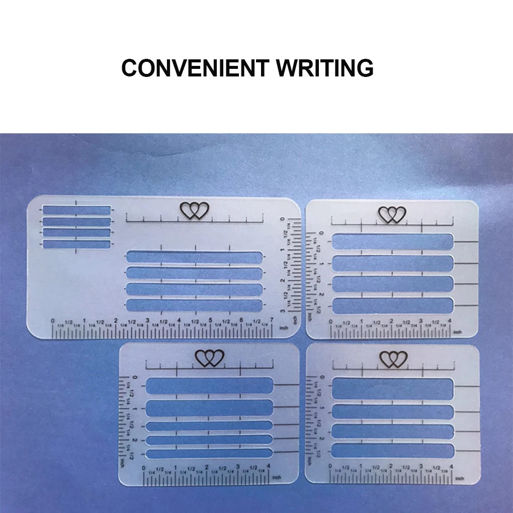 1 Set Envelope Template Unique Design Distinctive Wedding Stencils