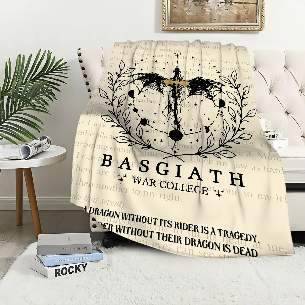 book Dragon cool F-Fourth W-Wing Flannel warm comfort soft plush blanket for sofa living room hogar bedroom travel gift home