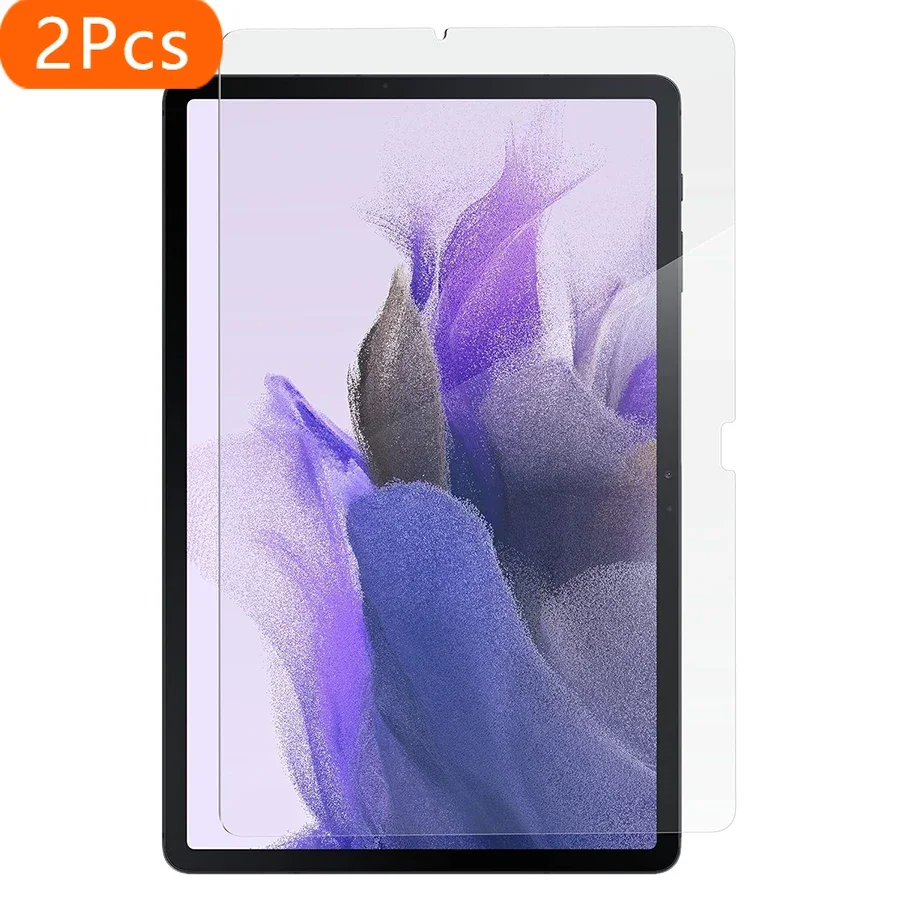 

2Pcs For Samsung Galaxy Tab S7 FE 12.4 Inch 2021 Tempered Glass Screen Protector WiFi SM-T730 SM-T733 5G SM-T736 12.4" Tablet HD