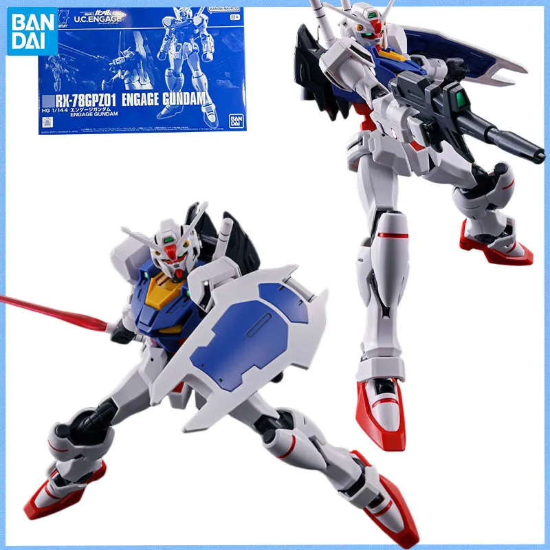 

BANDAI натуральная HG 1/144 RX-78GPZ01 ENGAGE GUNDAM аниме фигурка подвижная игрушка аниме периферийные фигурки куклы для коллекционеров