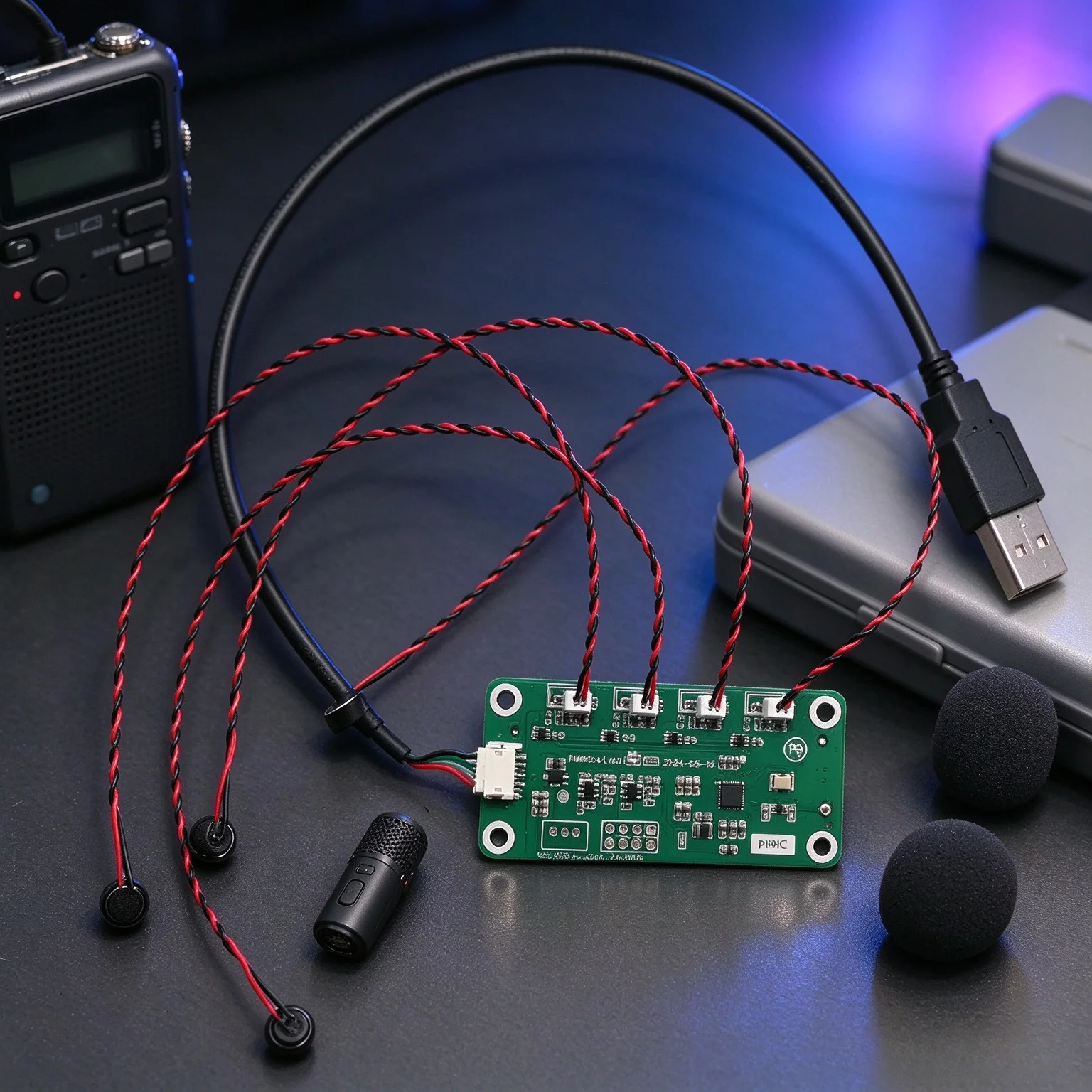 Microphone Module - Module de matrice de 4 microphones