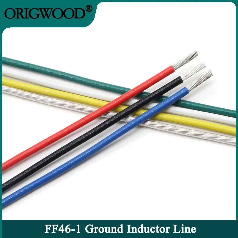 2/5/10m FF46-1 PTFE Wire 0.12mm ~ 4mm Signal Control Sensor Detector Parking Access Cable FEP Insulation Ground Inductor Line