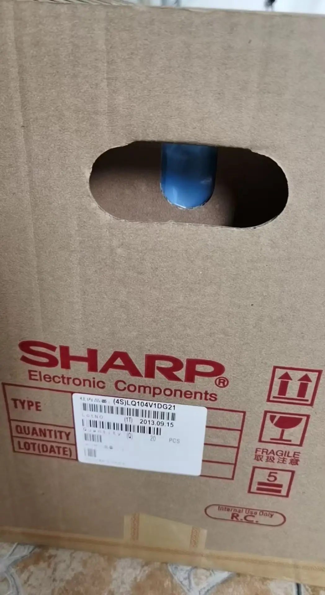 Nova tela LCD original de 10,4 polegadas LQ104V1DG21 em estoque e entrega rápida!