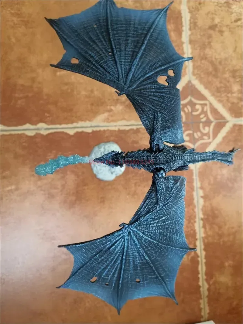 High Quality Game Of Thrones Frost Wyrm Viserion Black Dragon Movable Action Figure Model Toys Desk Decor Funny Chidren Gift Toy