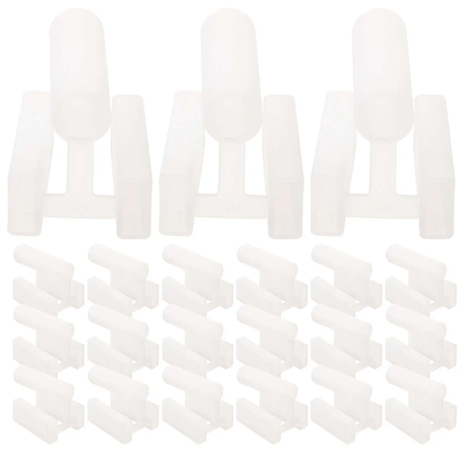 ฝาครอบปลั๊กไฟ 100 ชิ้น แบบ 3 ขา ป้องกันเด็ก ปลั๊กไฟนิรภัยสำหรับเด็ก ฝาครอบปลั๊กไฟสำรองสำหรับเด็ก