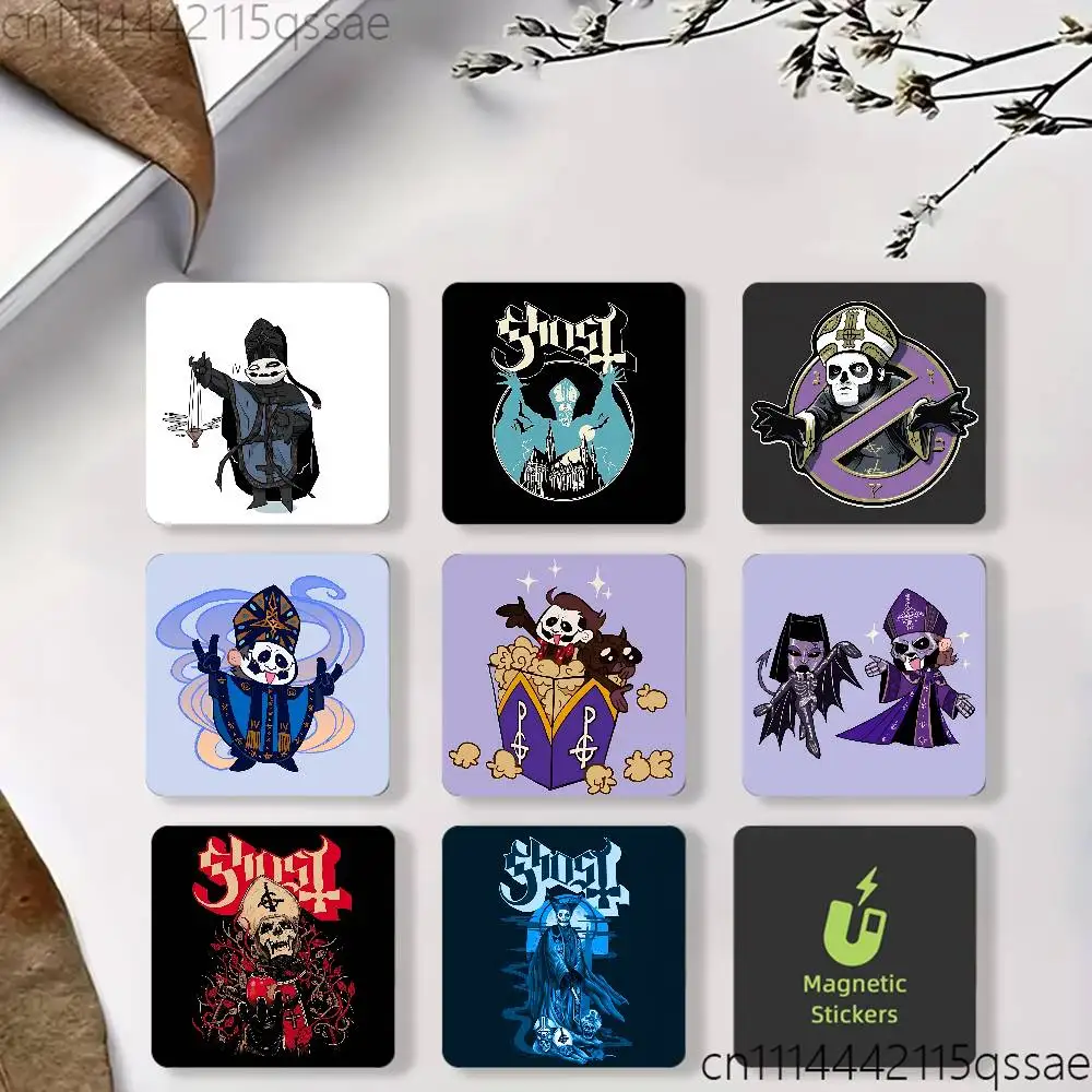 Band G-Ghosts Refrigerator Magnet Creative Kitchen Home Decoration Soft Magnetic Decor Festival Gifts Multi Scene Use