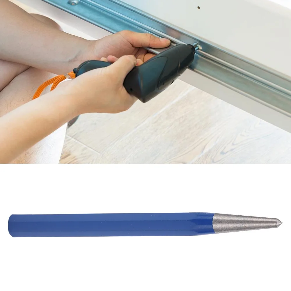 Flat 4mm Diameter Center Punch Round Shank Heavy Duty Pin Punch Hardness Tip Pin Removal Tool punch smithing