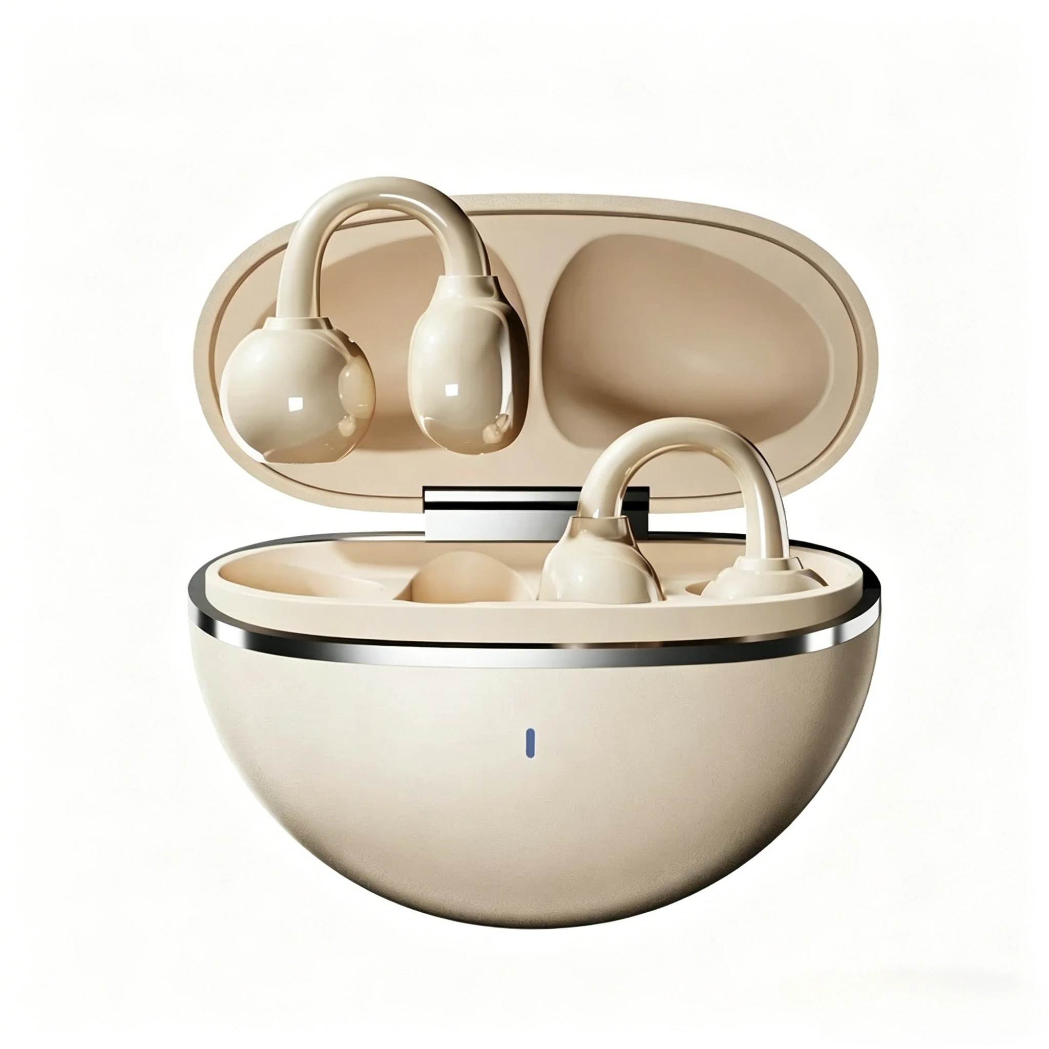 Ear Clip Earphone Open Ear Sports Wireless Bluetooth Headphone Touch Control ENC Noise Cancelling Headset With Microphone