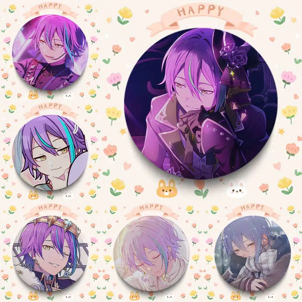 1pc Kamishiro Rui Badges 25 32 44 58 75 Mm Round Cosplay Pin Bag Decor Fans Collect Friends Gifts Brooch Souvenir